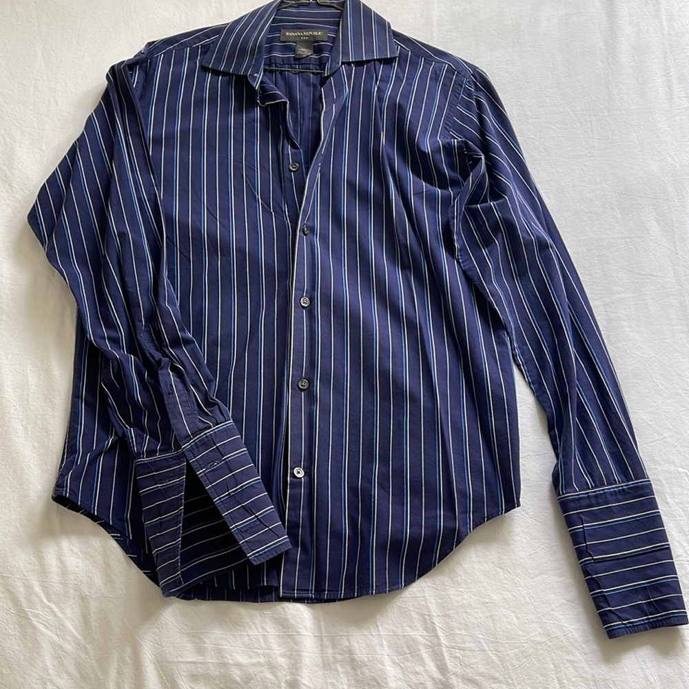Banana Republic blue button down